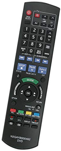 ALLIMITY N2QAYB000462 sub N2QAYB000466 Fernbedienung Ersatz für Panasonic DVD Recorder DMR-EH495 DMR-EH595 DMR-EH695 DMR-EX72S DMR-EX769EF DMR-EX773 DMR-EX83 DMR-EX98 DMR-EX99 DMR-EZ47