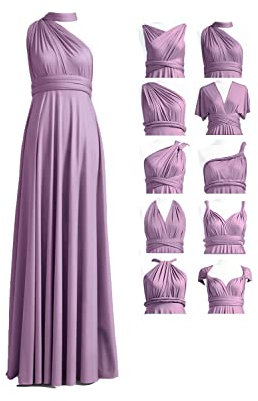 72styles Abito Infinity da Damigella d'Onore, Multiway da Cerimonia, Lungo, Maxi, Taglie Forti, Abito da Sera, Ospite di Matrimonio