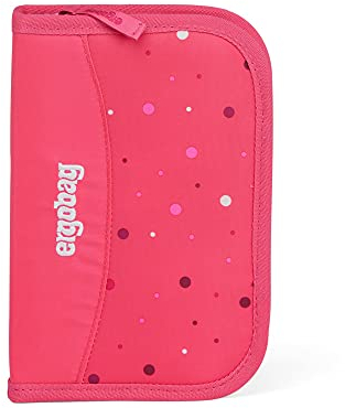 ergobag Federmäppchen Set 22-teilig, Lyra Buntstifte, Stundenplan-Fach, Kleingeld Fach, Lineal Urlaub auf dem ReitBärhof - Rosa
