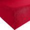 REDBEST Spannbettlaken Denver Elasthan-Jersey-Stretch rot Größe 140x200 cm - 160x200 cm - besonders weich und anschmiegsam, bügelfrei, mit Rundumgummi