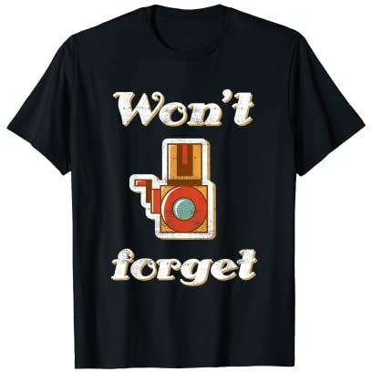 Retro Tech Cita Traje con cámara para un amante de gadgets retro Camiseta