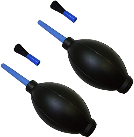 Air Blower,2 Pcs Manual Blower Cleaner with Soft Silicone Tip Soft Rubber Air Blower Blaster Dust Cleaner for Sensor Computer Keyboard Camera Mobile Phone Cleaning