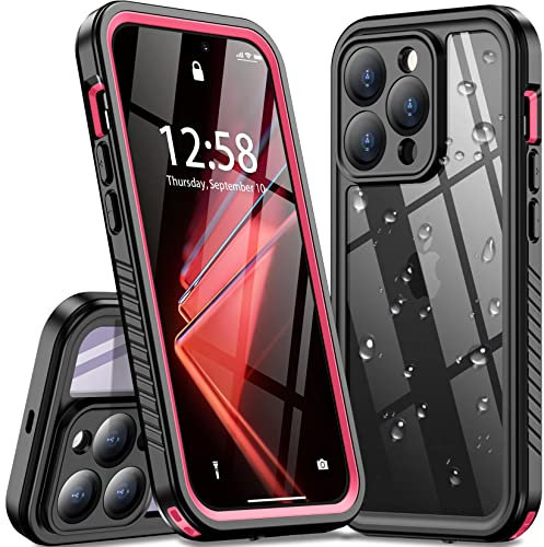 Oterkin for iPhone 14 Pro Max Case, [ IP68 Waterproof] 【Military Grade Shockproof 】 iPhone 14 Pro Max Phone Case with Built-in Screen Protector, Full Body Sealed Protective Case for iPhone 14 Pro Max