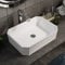 Home Supplies Ceramic Bathroom Sink, White Countertop Wash Basin, Bathroom Vessel Sink Classic Sink Basin Cloakroom Sink Ceramic Wash Basin Unit | 13x50x36cm (HxWxD)
