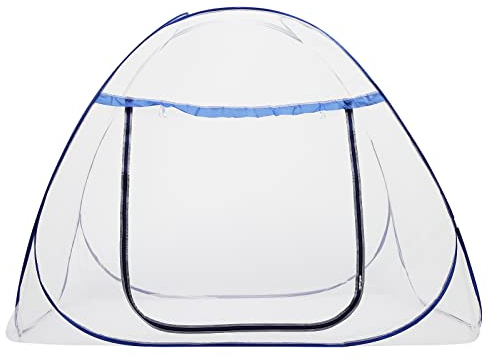 Moskitonetz Bett, Faltbares Bett-Moskitonetz Tragbares Reise-Moskitonetz Reißverschluss Einzeltür Reise Moskitonetz mit Netzboden, Baby Erwachsene Reise (200 * 180 * 150cm)