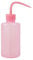 Tattoo Wash Bottle 250ML Wash Bottle Portable Tattoo Curved Spout Spray Bottle Plastic Squeeze Bottle Tool for Gardening Lab Tattoo Eyelash(Pink)