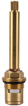 Wasserhahn-Ventil, Mischbatterie-Kartusche, universeller Ersatz, Messing-Keramik-Stamm, Scheibenhahn-Ventileinsatz, Stopfbuchse, Wasserhahn-Ventil, Vierteldrehung, 1/2 Zoll, for Badezimmer-Küchenarmat
