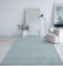 Mia´s Teppiche Taos kuscheliger Kurzflor Teppich, Anti-Rutsch Unterseite, Waschbar bis 30 Grad, Super Soft, Felloptik, Blue, 240 x 340 cm