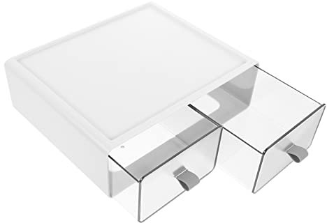 VALICLUD Schubladenaufbewahrungsbox aus Pp, Weiß, für Schmuck