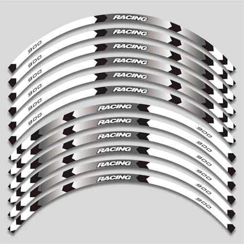 QIBBEI Fahrzeugdekoraufkleber Motorrad-Radaufkleber, Wasserdicht, Reflektierende Aufkleber, Felgenstreifen, Zierleiste Für B&MW F900XR, F900xr, F900 XR, F 900 XR(Style 4)