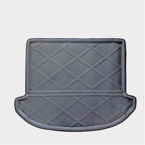Bandeja Suelo Alfombrilla Maletero Coche para Hyundai para Santa Fe De 7 Plazas 2013-2018, Revestimiento Carga A Medida, Bandeja El Suelo del Maletero, Alfombra Coche Maletero