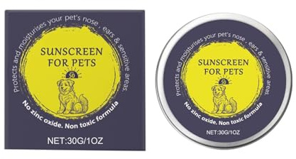 Sonnenschutzbalsam für Haustiere in Dose, feuchtigkeitsspendender Sonnenschutz für Hunde und Katzen, ungiftige Formel, für Hunde und Katzen
