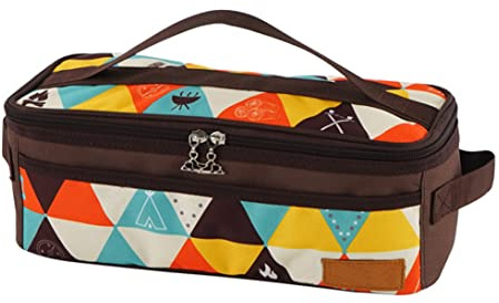 Xdyyjrasa Oxford Fabric Camping Utensils Storage Bag – Cooking Travel Organizer BBQ Portable Pouch
