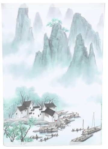 GETAJGHSD Retro als Kreative Heimdekoration im Chinesischen Stil Lampenschirm aus Stoff und Eisen Dekorativer Lampenschirm für Deckenlampe und Wohnraum