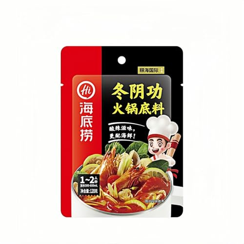 AOIRCE Haidilao Hot Pot Soup Base and Seasonings (Tom Yum Kung Flavor)