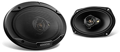 Kenwood KFC-6966R - Altoparlanti per auto serie Road (coppia) – 15,2 x 22,9 cm, altoparlanti coassiali per auto a 3 vie, 400 W, impedenza 4 Ohm, woofer in polipropilene e tweeter elettrodinamico,