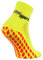 Rainbow Socks - Damen Herren Neon Sneaker Sport Stoppersocken - 1 Paar - Gelb - Größen 36-38