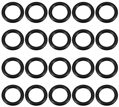 sourcing map Packung mit 20 Nitrilkgummi O-Ringe 27mm AD 20mm ID 3,5mm Breit Dichtung