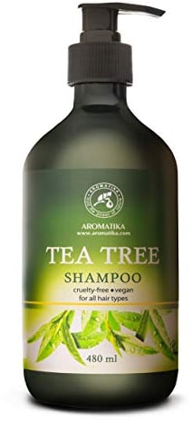 Teebaum Shampoo 500 ml - Shampoo mit Teebaumöl für Frauen - Weiche und Geschmeidige Haare - Haarpflege - Kopfhautpflege - für alle Haartypen - Haarglanz