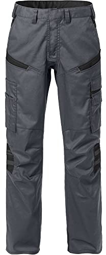 Fristads Fusion 2554 STFP 129483 Women's Service Trousers Grey/Black Oeko-Tex Certified Size 38, UK 12