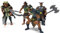 Brigamo 4 Stück Orks Figuren Set, Actionfiguren inkl. Waffen