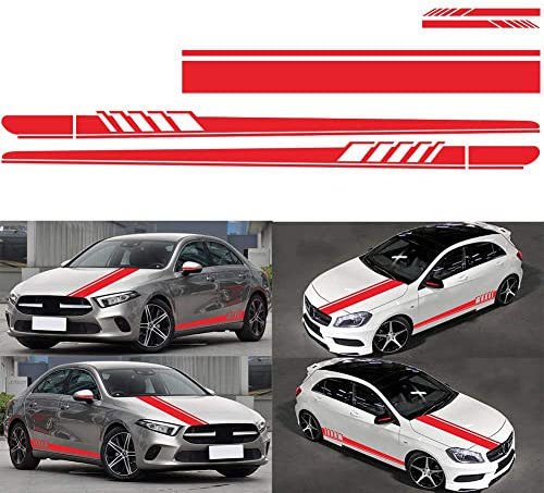 JoyFan Auto Aufkleber Dekoration Racing Streifen haube körper Vinyl Pull Blume Aufkleber 5 stück Set