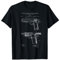 1911 Retro Vintage Handgun Diagram Blueprint Pistol 45ACP T-Shirt