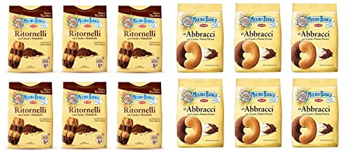 Testpaket Mulino Bianco Abbracci Ritornelli Kekse Biscuits Cookies ( 12 x 700g )