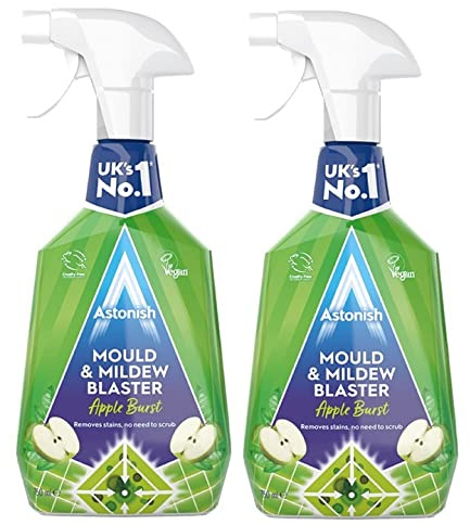 Astonish Mould & Mildew Remover - 2x750 ml | Vegan & Cruelty-Free | Pack of 2