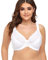 Ayigedu UK Ladies Super Plus Size Full Coverage Bra Non Padded Underwire Minimizer Bras 40F White