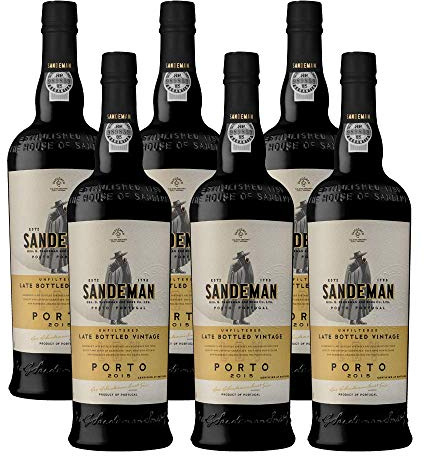 Portwein Sandeman LBV - Dessertwein - 6 Flaschen