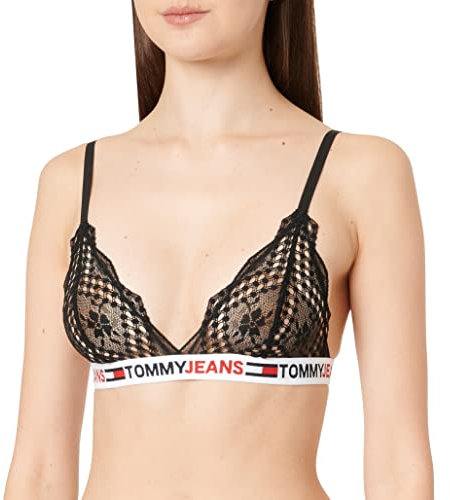 Tommy Hilfiger Unlined Triangle UW0UW03829 Sostenes Triángulo, 20 Pulgadas, Negro (Black), M para Mujer