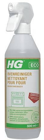 HG ECO Nettoyant Four, Spray Nettoyant pour Gazinière et Four Électrique, Dégraissant Four et Barbecue, Produit Ménager Écologique HG Entretien Cuisine, Flacon Recyclable - 500 ml