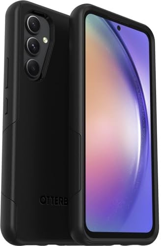 OtterBox Samsung Galaxy A54 5G Commuter Series Lite Case - BLACK, slim & tough, pocket-friendly, with open access to ports and speakers (no port covers),