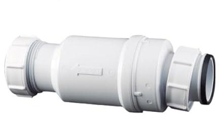 Sifón seco tuerca fija-tuerca loca (1 1/2-40mm)