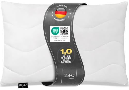 LILENO HOME Kopfkissen 30x40 (1er Set) – 95 °C waschbar, Ökotex 100 | Made in Germany, Allergiker Kissen 30x40 für idealen Schlaf – Schlafkissen, Bettkissen, Polster, Pillow