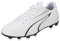 PUMA Herren Vitoria FG/AG Soccer Shoe, White Black, 40.5 EU