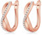 Creolen Silber 925 Ohrringe Rosegold Hängend Große Creole Rosegold Creolen Damen Groß Creolen Silber 925 Grosse Creolen Rosa Ohrringe Rosegold Damen