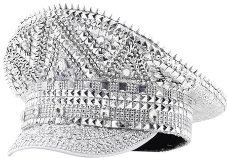 F Fityle Steampunk Zylinder Kopfbedeckung Pailletten Erwachsene Kostüm Zubehör Hut Kopfbedeckung für Party Dress Up Halloween Performance