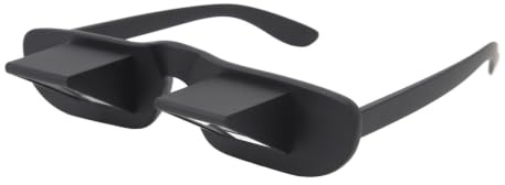 Lazy Readers-Brille, 90-Grad-Prismenbrille Zum Liegen, Fernsehen, Schwarz, Bettprisma-Brille mit Horizontaler Reflexion, Geeignet für Angeln Im Freien, Büroangestellte