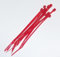 100mm x 2.5mm Nylon Cable Ties, Pack of 100 (Red)