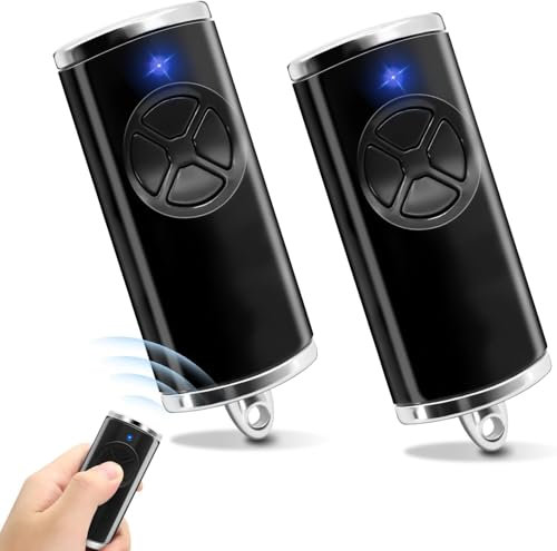 Effdrdfs 868 MHz telecomando per porta del garage, 4 canali, compatibile con HSE-4-868-BS, HSE2-868-BS, HS4-868-BS, HS1-868-BS, HSS4-868-BS, telecomando HSP4-868-BS, 2 pezzi