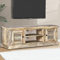 Xichuzi TV-Schrank Solides Mangoholz, TV Lowboard, Fernsehschrank, Fernsehtisch, Fernseher Schrank, TV Sideboard, TV Board, TV Cabinet, TV Bank, TV Kommode