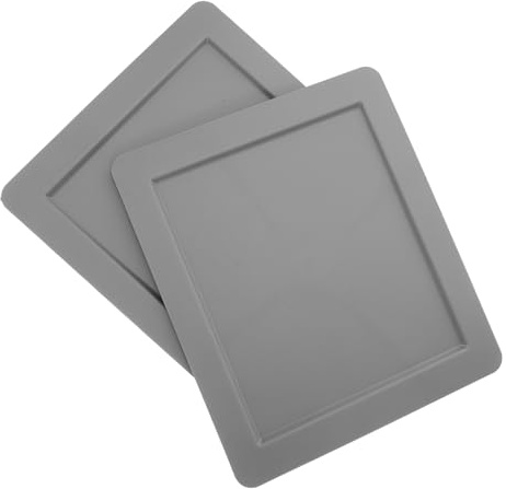 Milisten 2pcs Kitchen Accessories Baking Tray for Realistic Pretend Oven Play Cooking Tray Portable and Sturdy Kitchen for Creative Role Girl