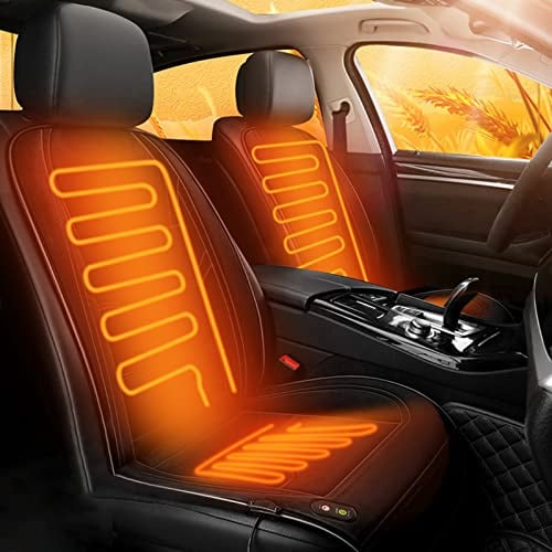 Generisch Sitzkissen für Das Auto, Winter Autositze Sitzkissen Fahrersitz Bequemer Sitzauflage für Auto Erwachsene LKW,SUV Oder Transporter Geeignet(Schwarz)