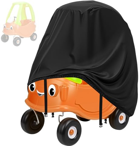 Kovshuiwe Waterproof Cover for Cozy Coupe Ride-on Toy,420D Oxford Fabric | Compatible with Foot to Floor Slider Car & Toddler Push Car, Toddler Toys Car Cover for Outdoor Uv Dust Snow Proof