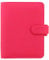 Filofax Pocket Saffiano fluro pink organiser