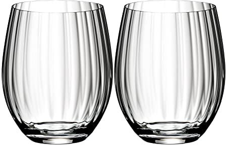 RIEDEL Tumbler Collection Optical O Longdrink, 2er Set, Klares Kristallglas, maschinell gefertigt
