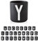 Design Letters Coffee Cup (A-Z) | Valentines Gifts for Him, Her & Decorations | Personalised Porcelain Initial Mug, 250 Ml