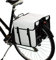 BikyBag Classic CW – wasserdichte Fahrrad-Doppeltasche, Fahrradtasche, Fahrrad, Pendler, Einkaufstasche, (Weiß)
